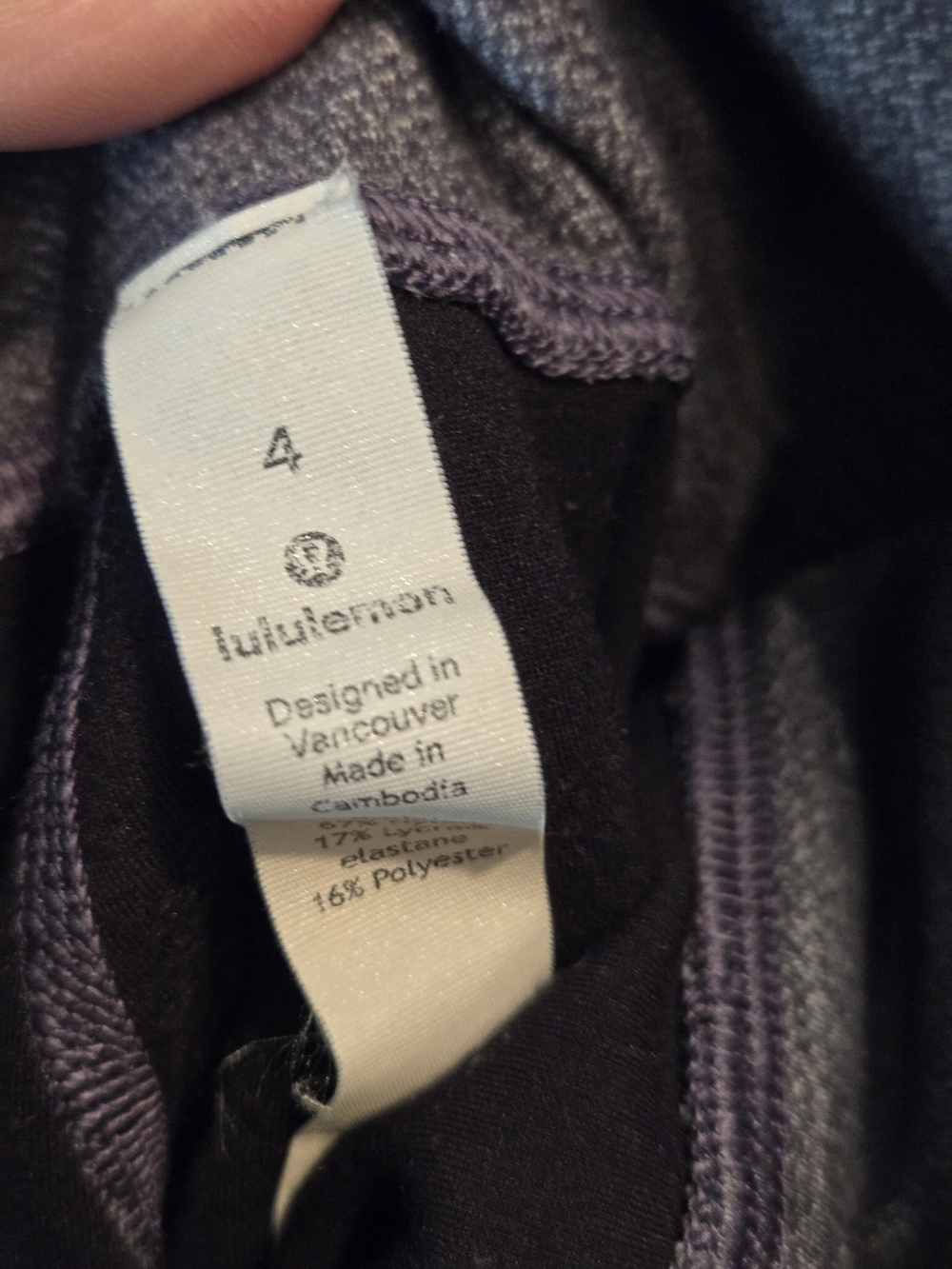 lululemon athletica Heathered Charcoal High-Rise Leggings - Picture 3 of 5